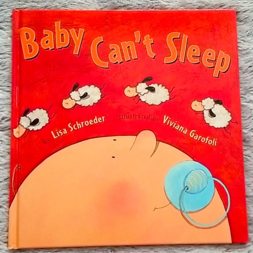 Baby can’t sleep! Hardcover book